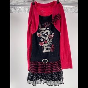 Almost Famous “Love” Dress Size M 10-12